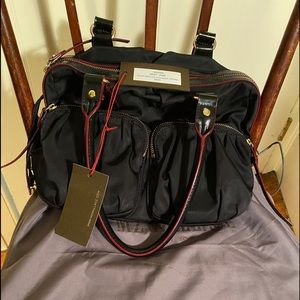 Beautiful MZ Wallace Baby Jane Satchel in black.